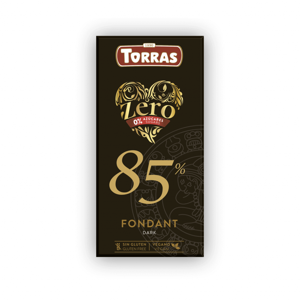 Chocolate Negro 85% ZERO Azúcares 100g