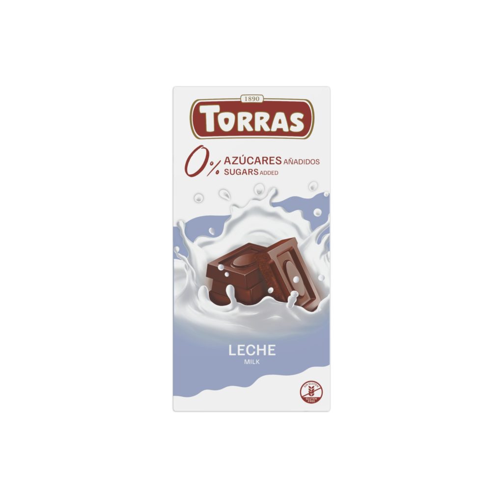 Chocolate con Leche sin Azúcar 75g