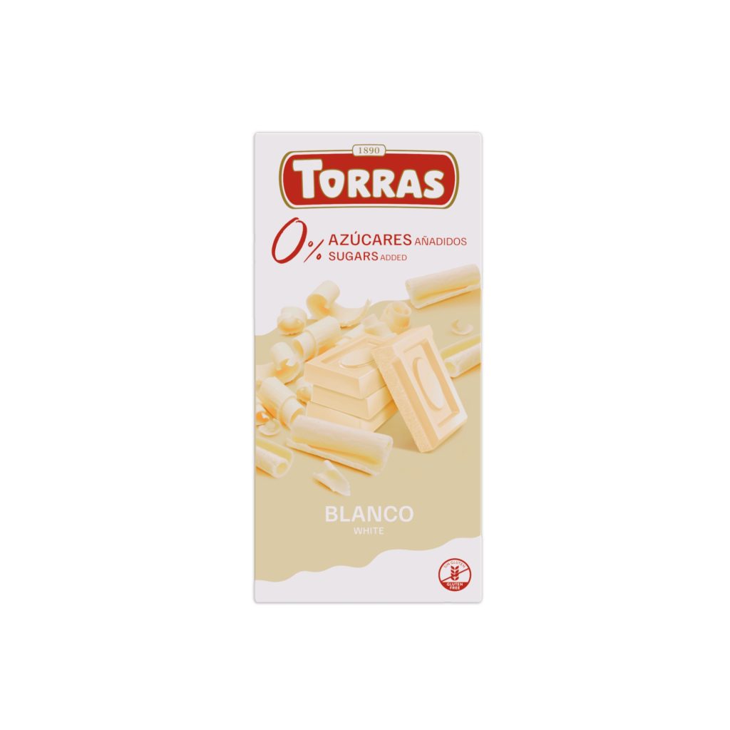 Xocolata Blanca Sense Sucre 75g