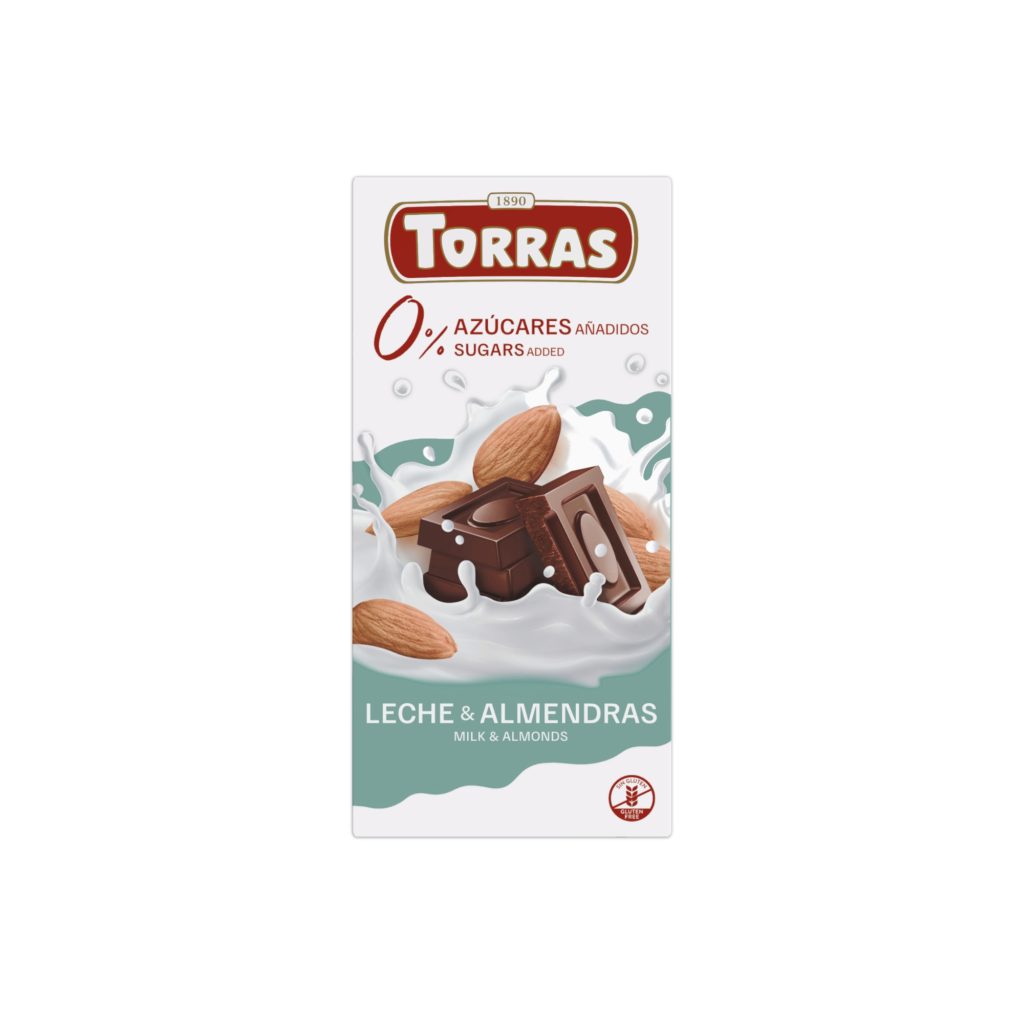 Milk Chocolate Sugar Free with Almonds 75g