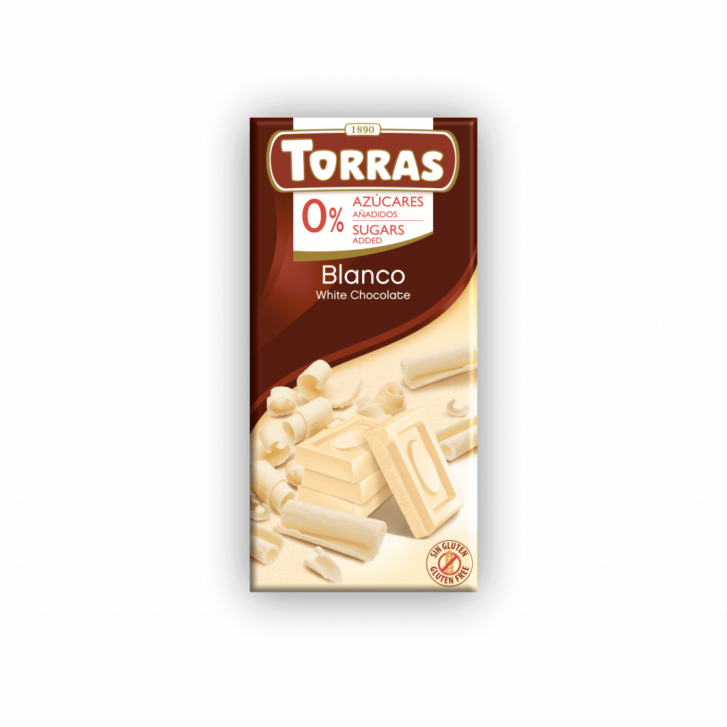 Xocolata Blanca Sense Sucre 75g
