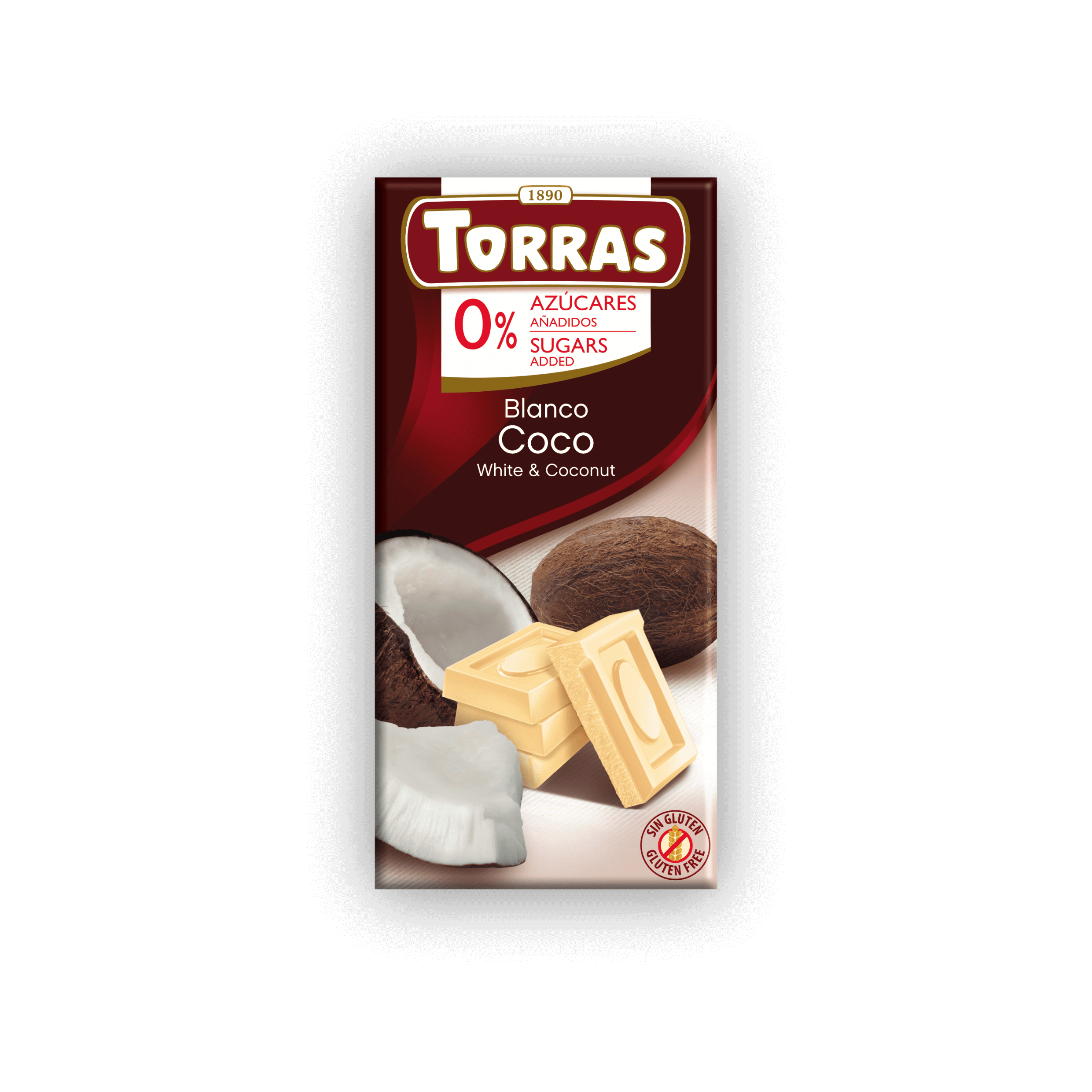 Tableta de Chocolate Blanco - Compra Online en Torras