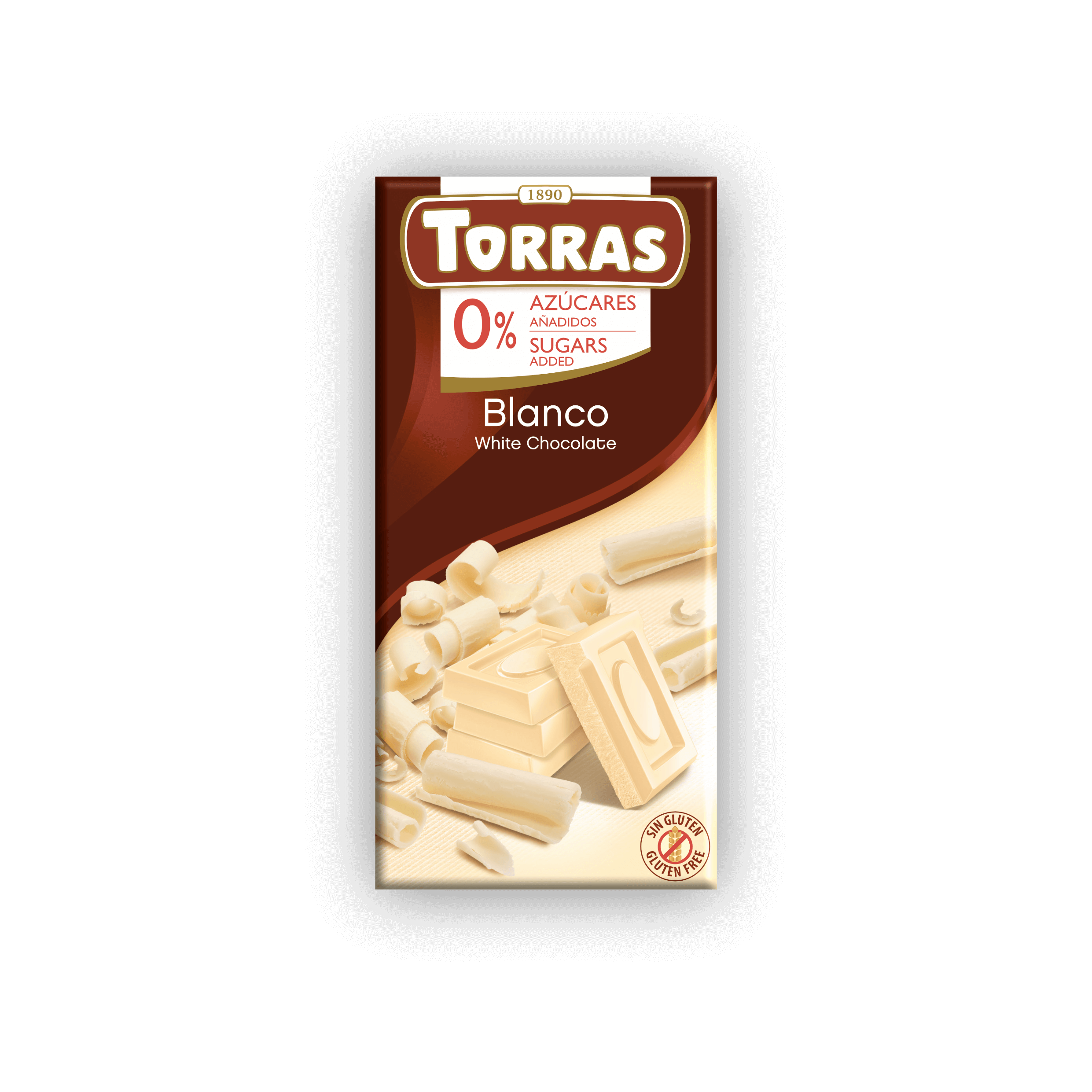 Comprar Torras - Gotas de chocolate blanco sin azúcares añadidos 1kg