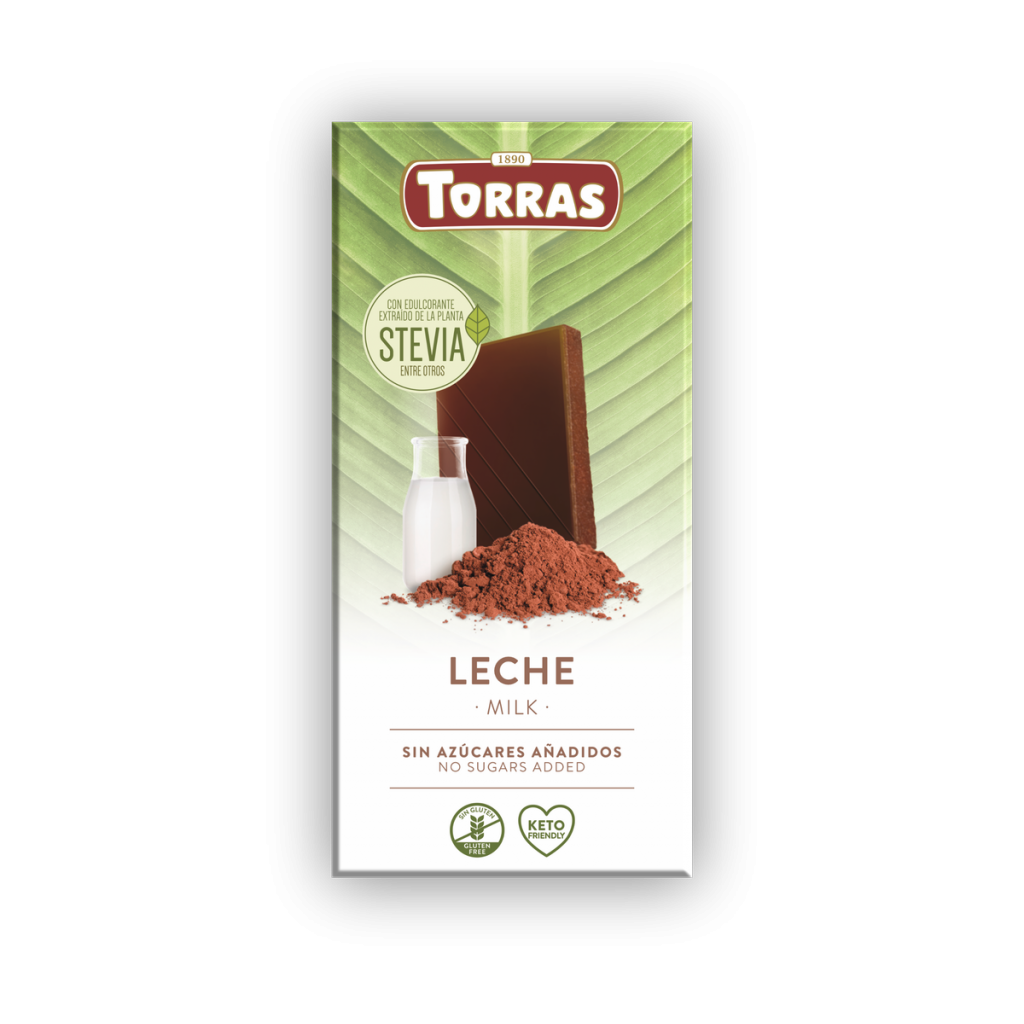 Chocolate con Leche Stevia 100g
