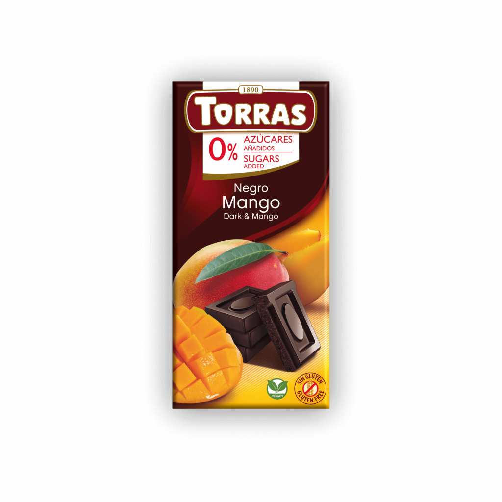 Dark Chocolate Sugar Free with Mango 75g