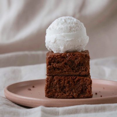 Brownie de café con quinoa