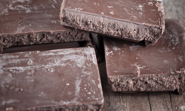 Fat bloom chocolate