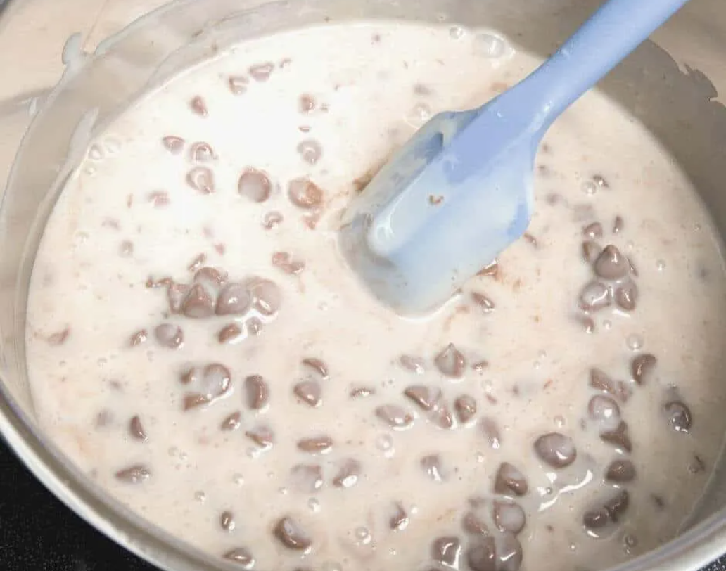 Convertir chocolate negro en chocolate con leche
