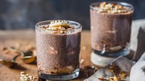 Pudin de chía y cacao puro sin azúcar