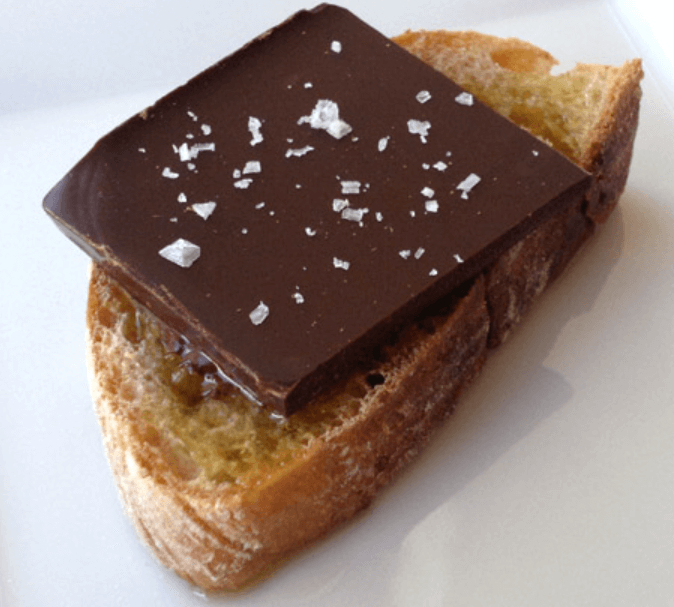 Pan chocolate aceite y sal