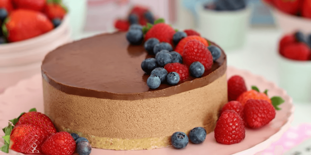 tarta mousse de chocolate con gelatina