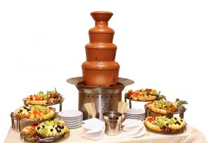 que chocolate se usa para la fuente de chocolate