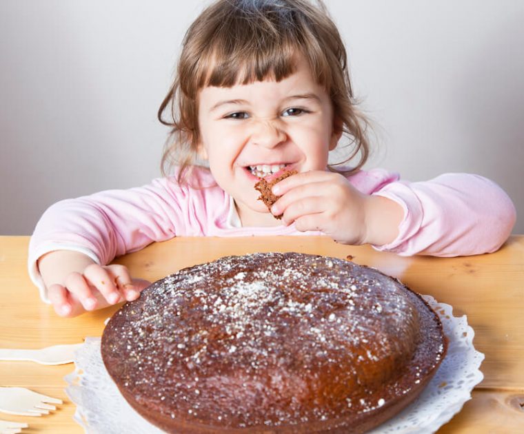 tarta de chocolate casera para niños