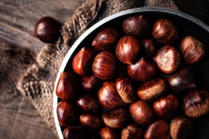 Receta de castañas bañadas en chocolate