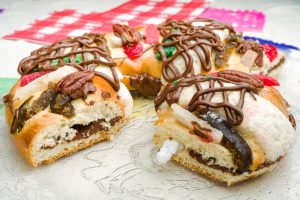 Receta de roscón de chocolate con cobertura de chocolate