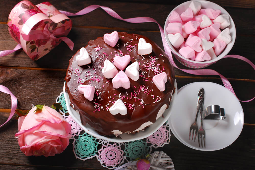 tarta de san valentin