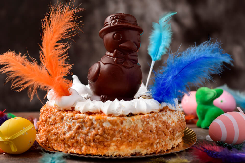 monas de pascua de chocolate