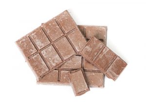 por que el chocolate se pone blanco