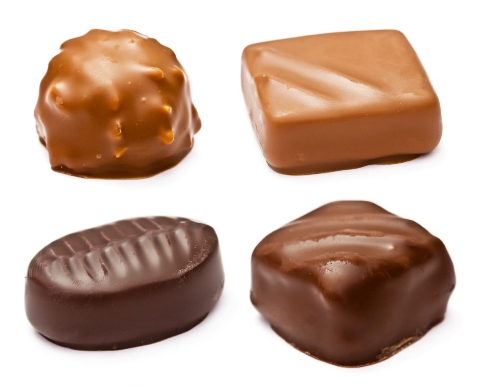 Bombones de chocolate vegano