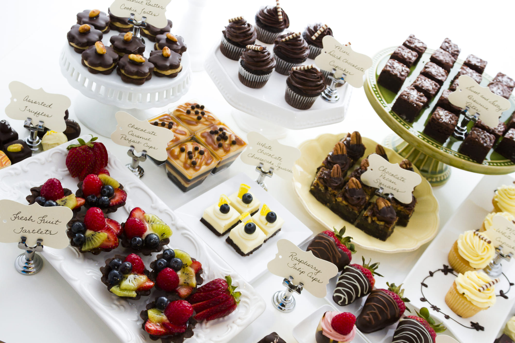 Idea de postres caseros con chocolate