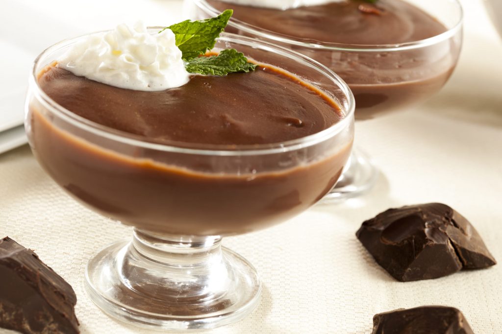 natillas de chocolate