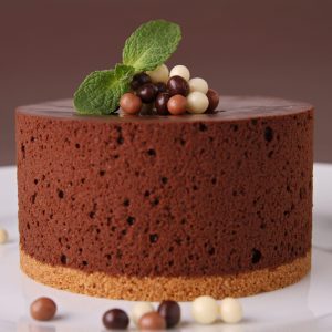 Receta de tarta de galletas y chocolate
