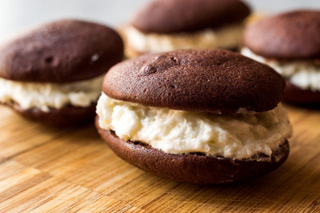 Whoopies de chocolate
