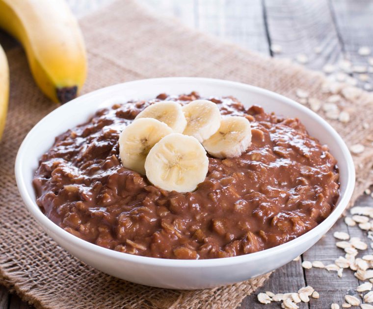 avena con chocolate