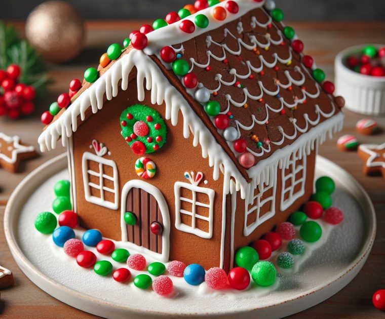 casita de jengibre y chocolate