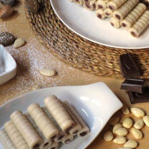 Huesos de santo de chocolate. Receta Sencilla