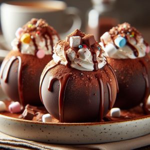 Receta de bombas de chocolate (versión horno)