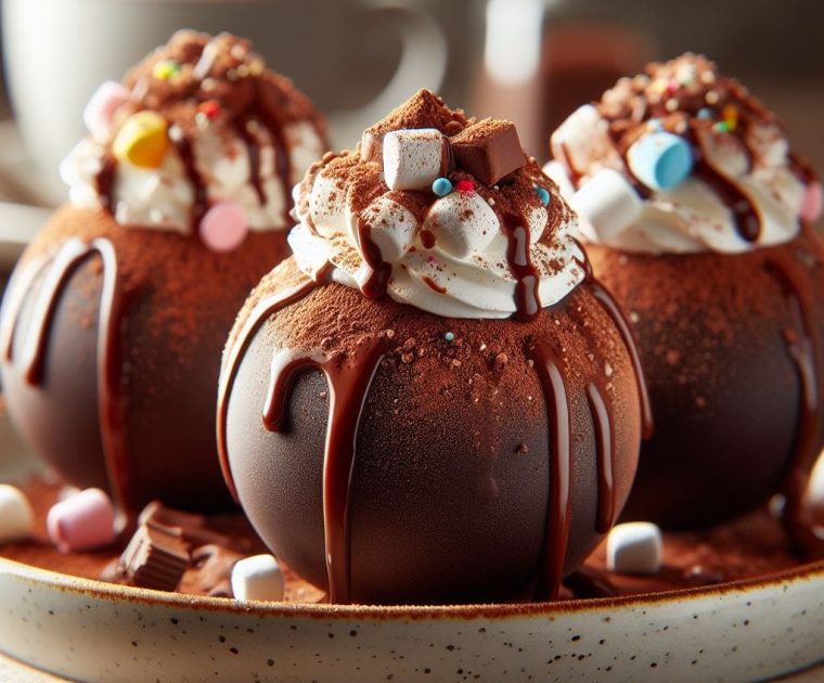 bombas de chocolate