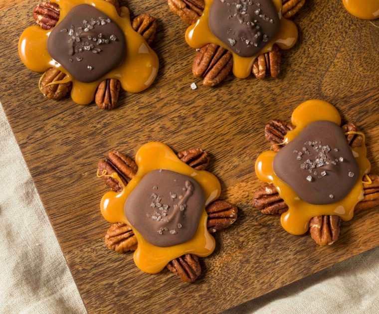 tortugas de chocolate