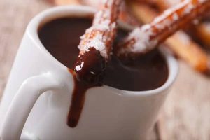 Receta de churros de chocolate