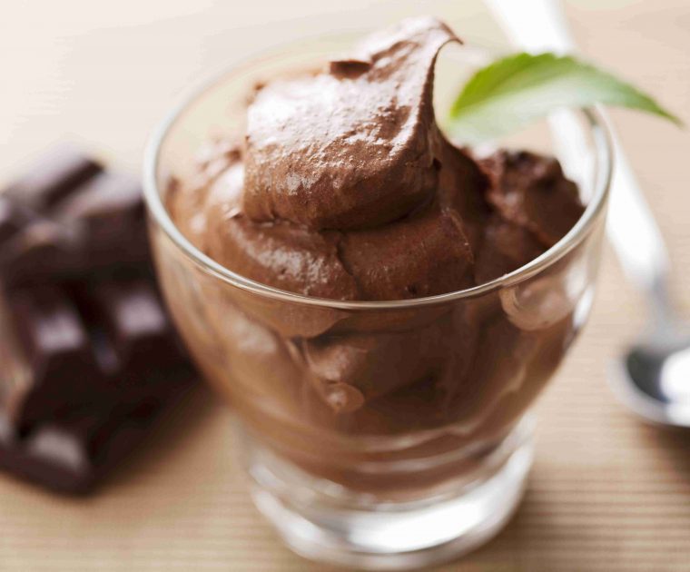 mousse de chocolate