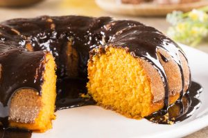Bizcocho de zanahoria y chocolate fácil