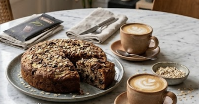bizcocho_de_avena_platano_chocolate_airfryer