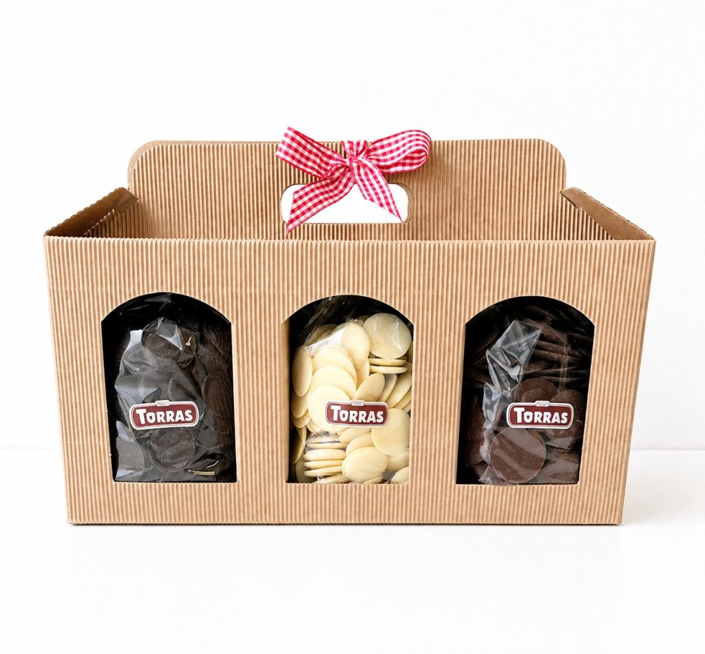 Pack cobertura tres Chocolates con Azúcar